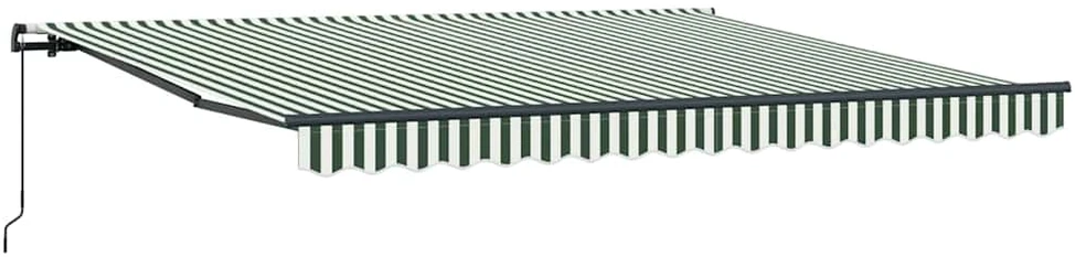 Ištraukiama markizė Žalia ir balta 400 × 300 cm