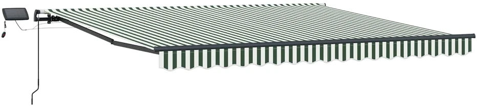 Ištraukiama markizė Žalia ir balta 450 × 300 cm