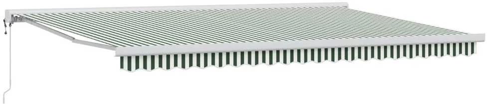 Ištraukiama markizė Žalia ir balta 500 x 300 x 165 cm