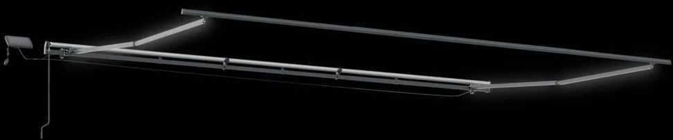 Ištraukiama markizė Žalia ir balta 600 × 300 cm