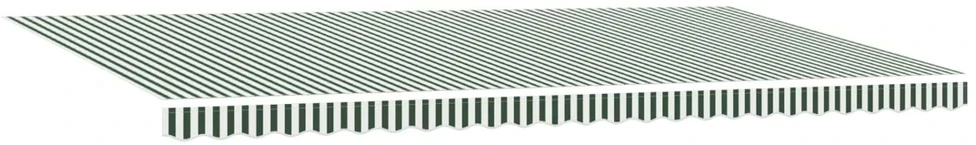 Ištraukiama markizė Žalia ir balta 600 × 300 cm