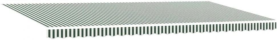 Ištraukiama markizė Žalia ir balta 600 × 300 cm