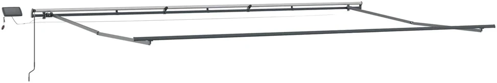 Ištraukiama markizė Žalia ir balta 600 × 300 cm