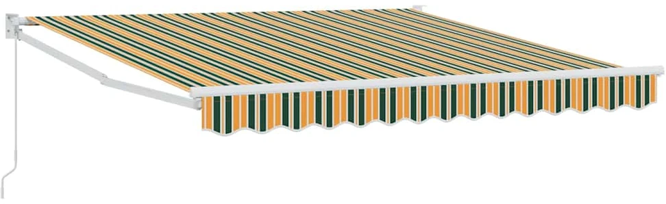 Ištraukiama markizė Žalia ir geltona 300 x 250 x 165 cm