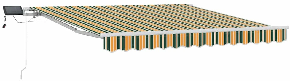 Ištraukiama markizė Žalia ir geltona 300 x 250 cm