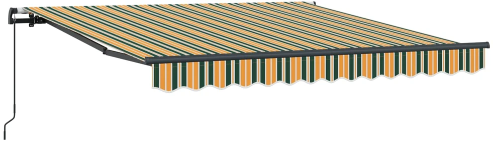 Ištraukiama markizė Žalia ir geltona 300 x 250 cm