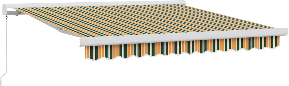 Ištraukiama markizė Žalia ir geltona 300 x 250 cm
