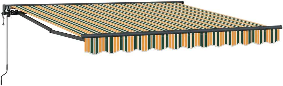 Markizės rėmas Žalia ir geltona 300 x 250 cm