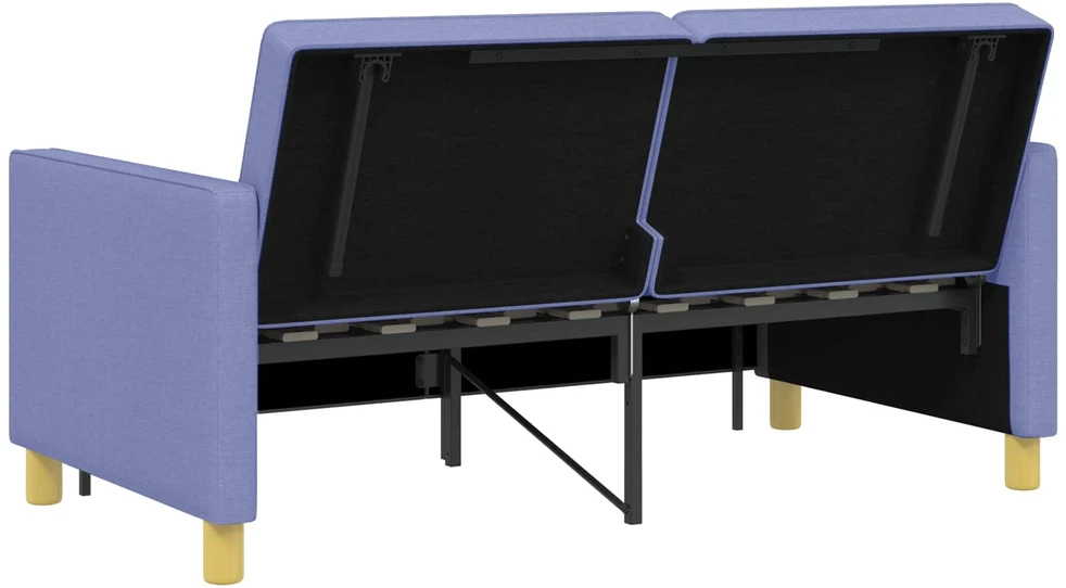 Ištraukiama sofa-lova Džinsinės mėlynos Audinys