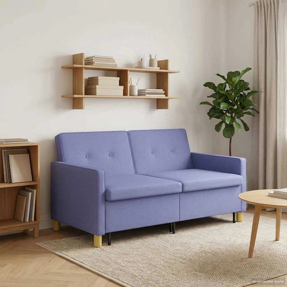 Ištraukiama sofa-lova Džinsinės mėlynos Audinys