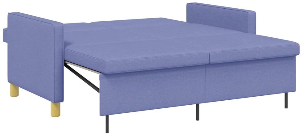 Ištraukiama sofa-lova Džinsinės mėlynos Audinys