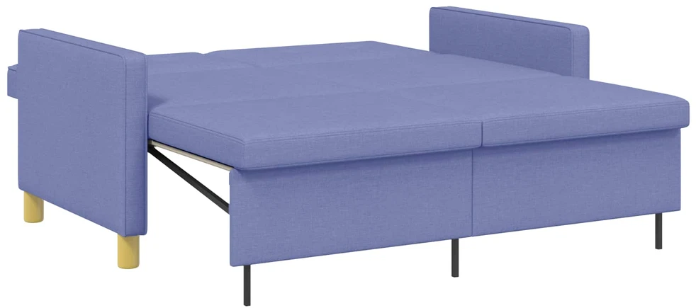 Ištraukiama sofa-lova Džinsinės mėlynos Audinys