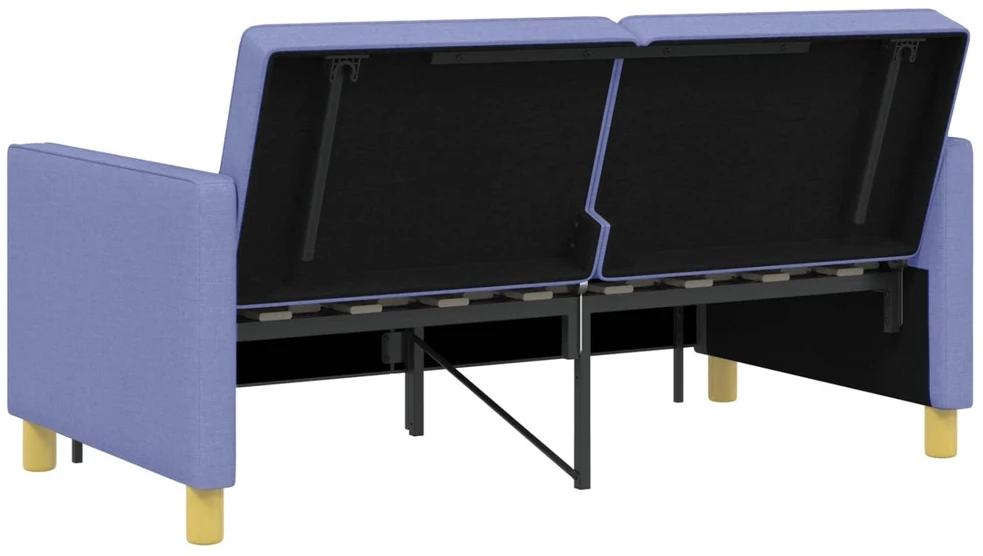 Ištraukiama sofa-lova Džinsinės mėlynos Audinys