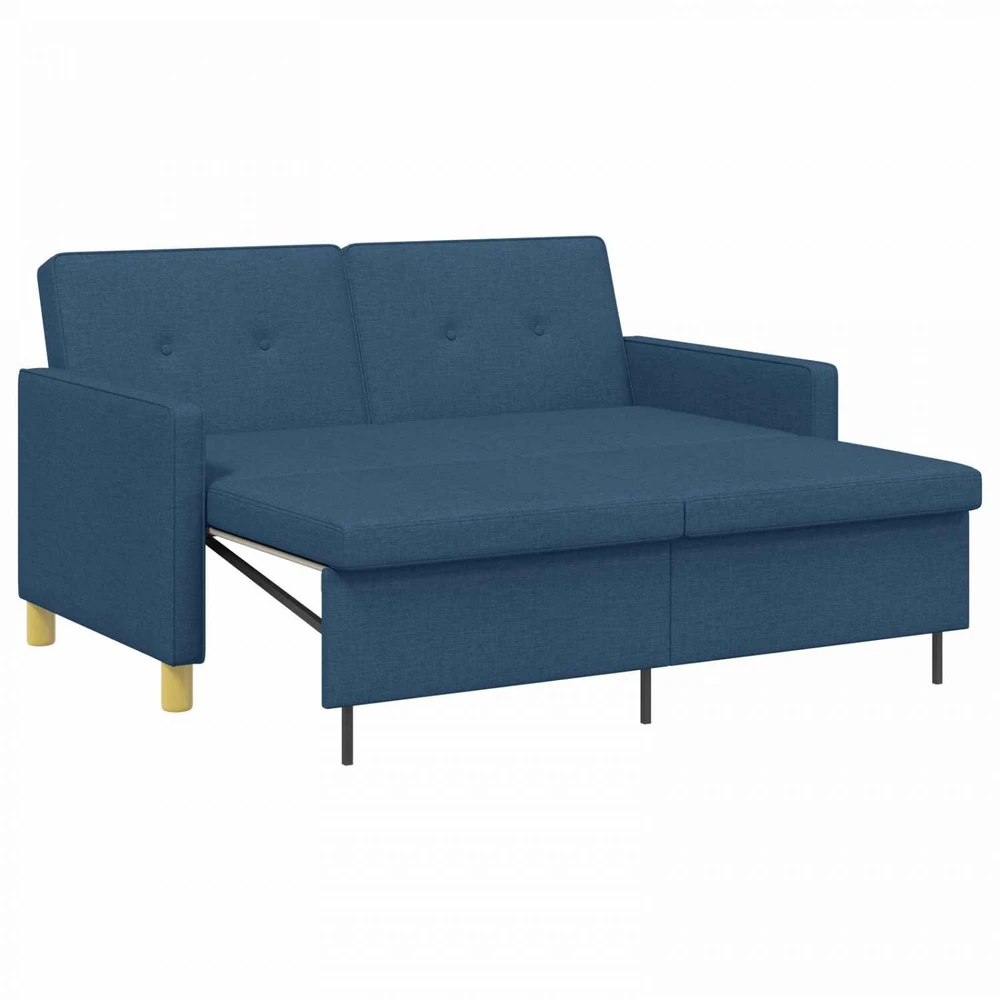 Ištraukiama sofa-lova Mėlyna Audinys