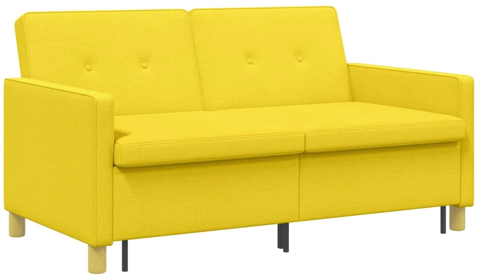 Ištraukiama sofa-lova Šviesi geltona 154 x 94,5 x 80,5 cm
