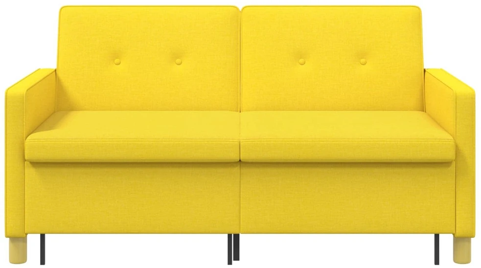 Ištraukiama sofa-lova Šviesi geltona 154 x 94,5 x 80,5 cm