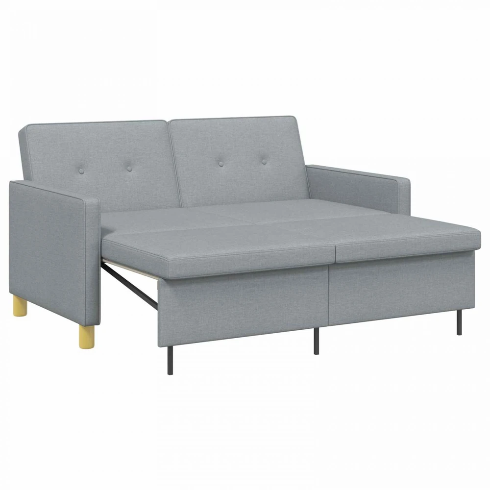 Ištraukiama sofa-lova Šviesiai pilka 154 x 94,5 x 80,5 cm