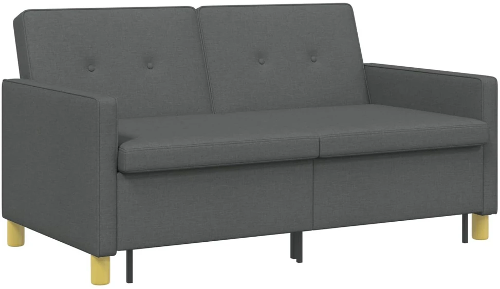 Ištraukiama sofa-lova Tamsiai pilka Audinys