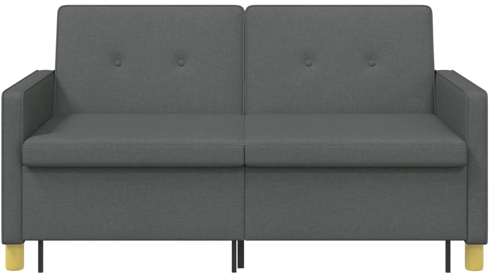 Ištraukiama sofa-lova Tamsiai pilka Audinys