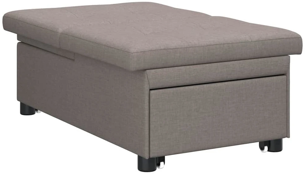Ištraukiama sofa-lova Taupe 194 x 50 x 82 cm audinys