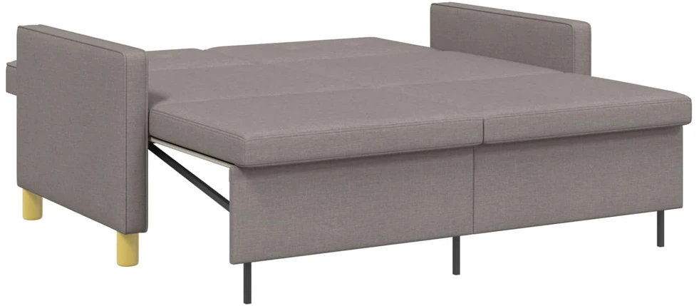 Ištraukiama sofa-lova Taupe 154 x 94,5 x 80,5 cm Audinys