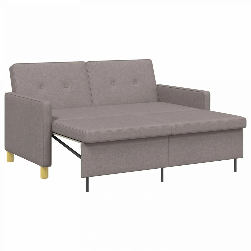 Ištraukiama sofa-lova Taupe 154 x 94,5 x 80,5 cm Audinys