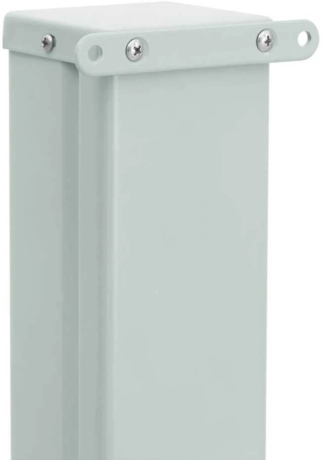 Ištraukiama šoninė kiemo pertvara, mėlynos spalvos, 117x514cm