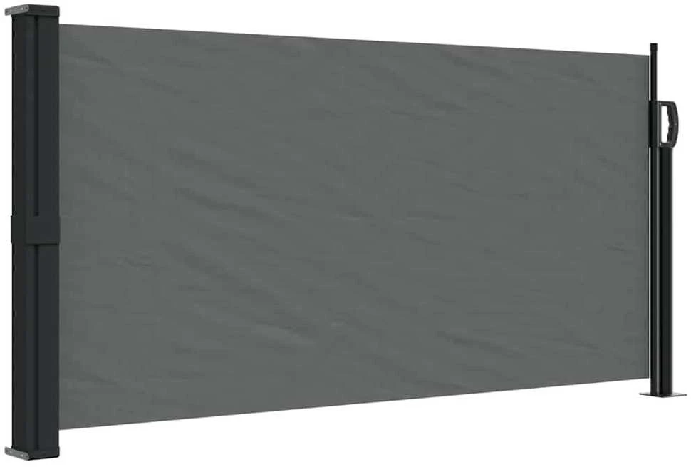 Ištraukiama šoninė markizė, antracito spalvos, 100x300cm