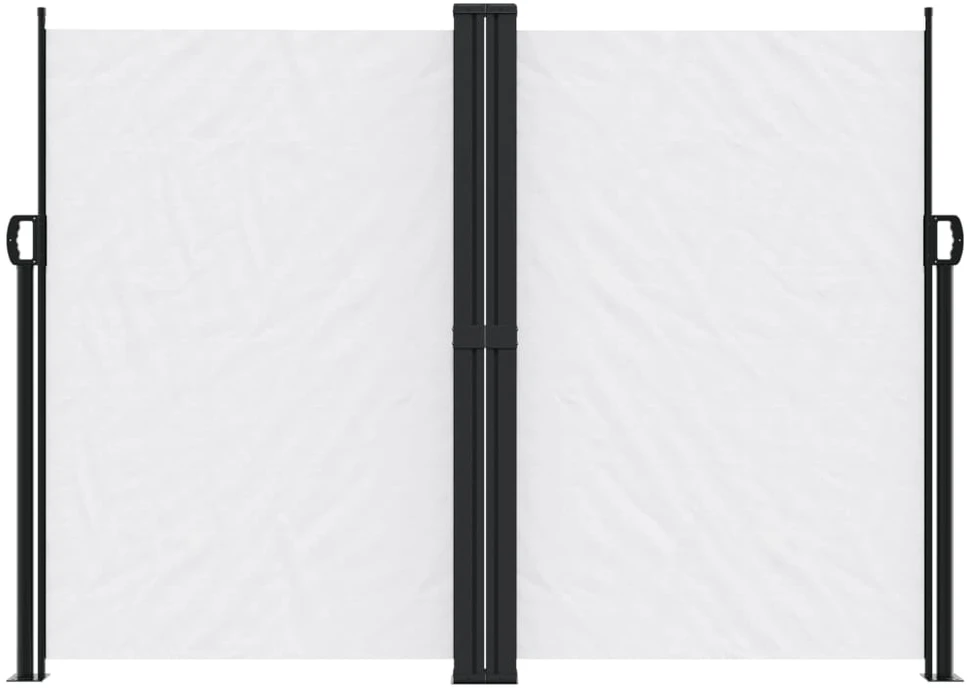 Ištraukiama šoninė markizė, baltos spalvos, 180x600cm