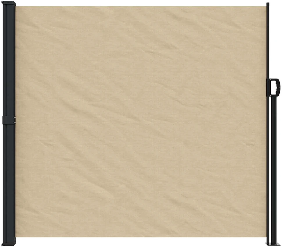 Ištraukiama šoninė markizė, smėlio spalvos, 180x600cm