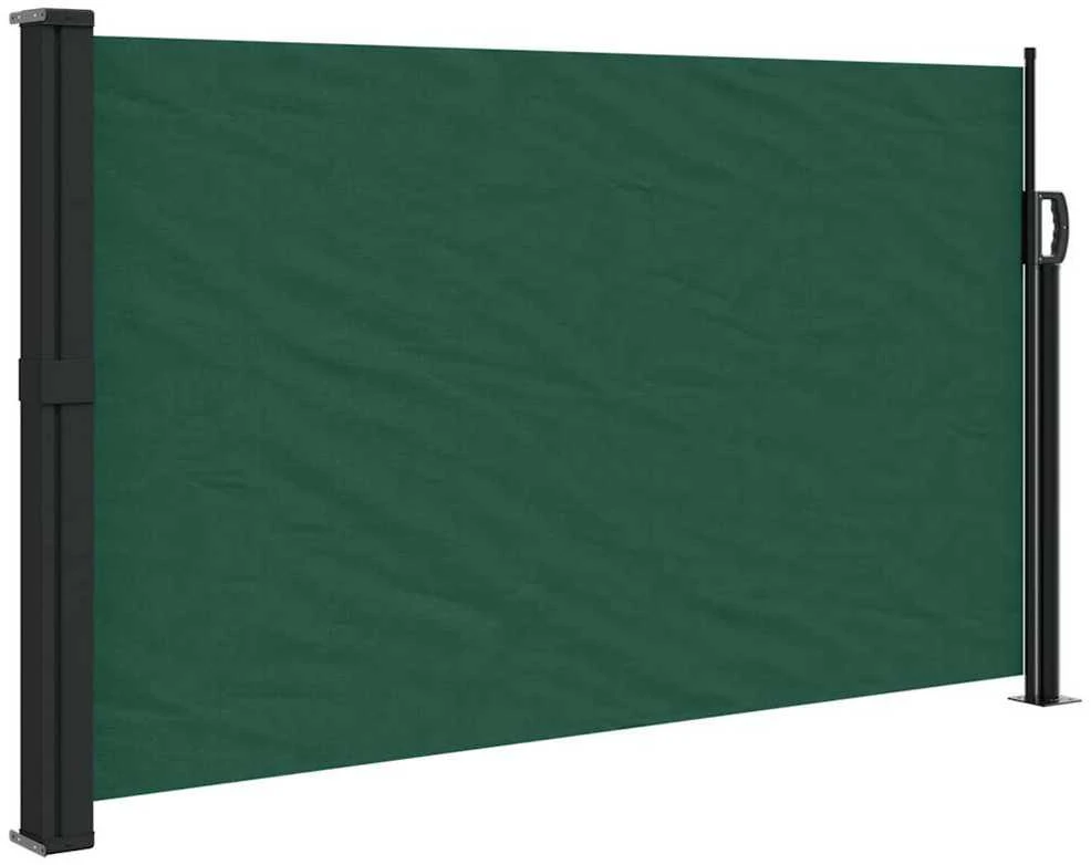 Ištraukiama šoninė markizė, tamsiai žalios spalvos, 117x300cm