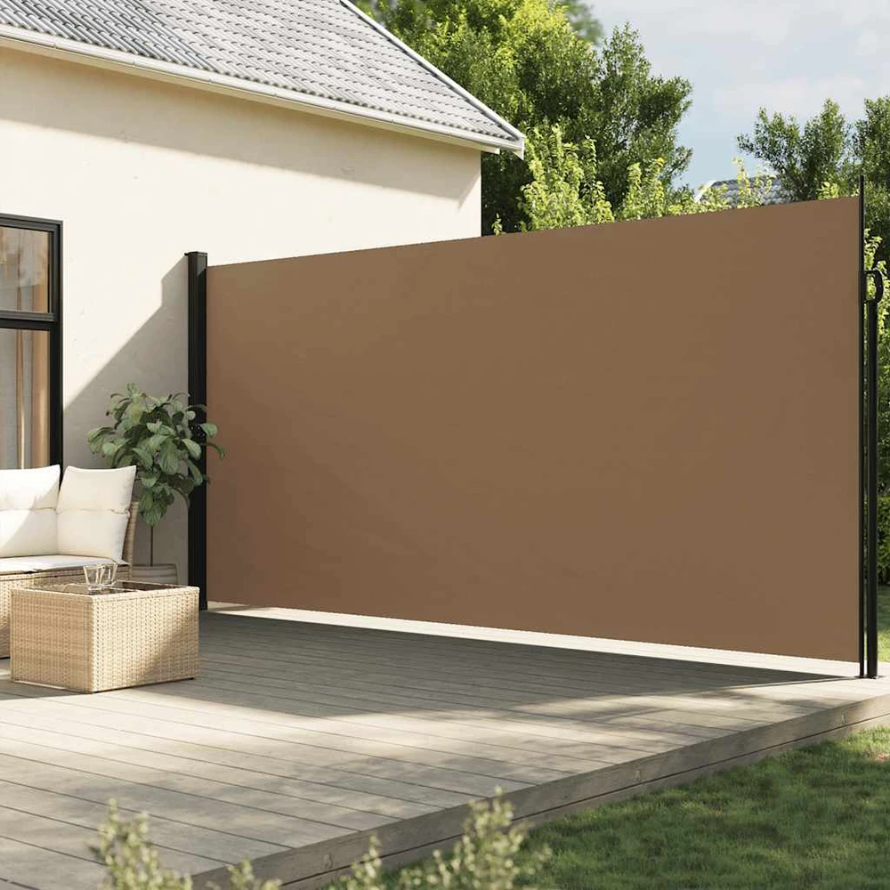 Ištraukiama šoninė markizė, taupe spalvos, 220x600cm