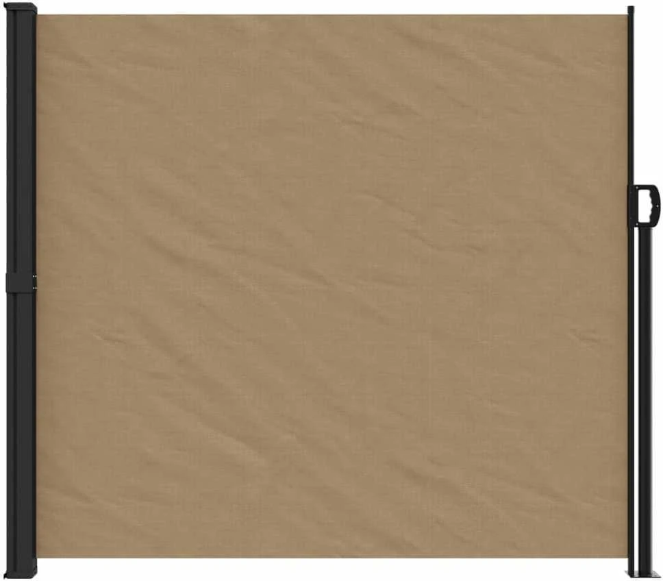 Ištraukiama šoninė markizė, taupe spalvos, 180x500cm