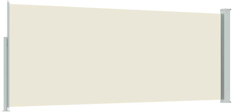 Ištraukiama šoninė pertvara, kreminės spalvos, 120x300cm