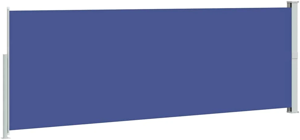 Ištraukiama šoninė pertvara, mėlyna, 160x500cm
