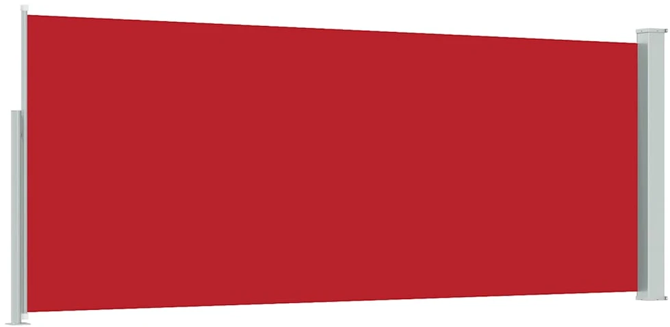 Ištraukiama šoninė pertvara, raudona, 120x300cm
