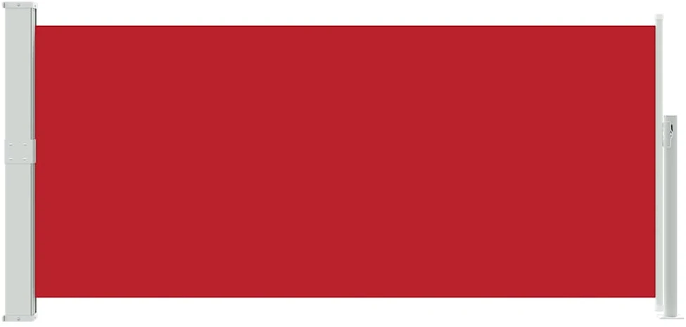 Ištraukiama šoninė pertvara, raudona, 140x300cm