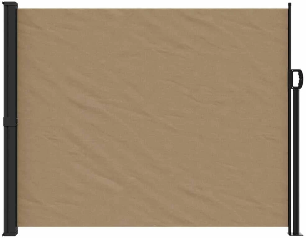 Ištraukiama šoninė pertvara, taupe spalvos, 170x300cm