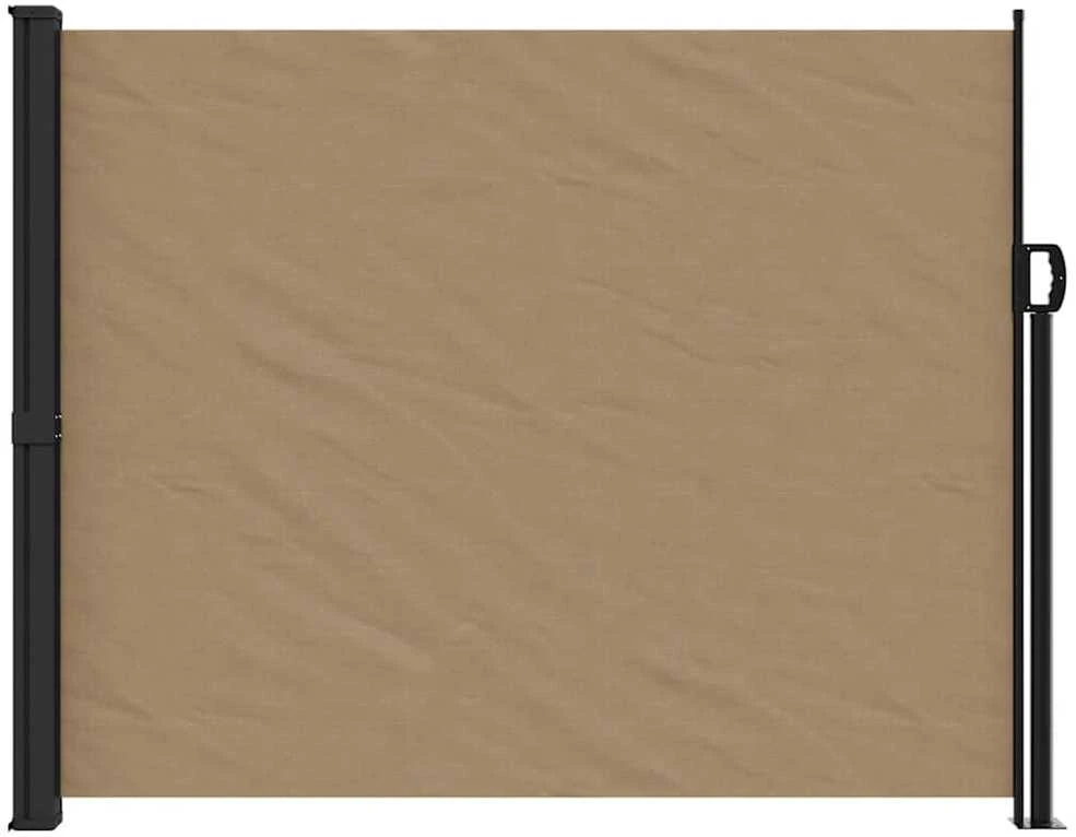 Ištraukiama šoninė pertvara, taupe spalvos, 170x300cm