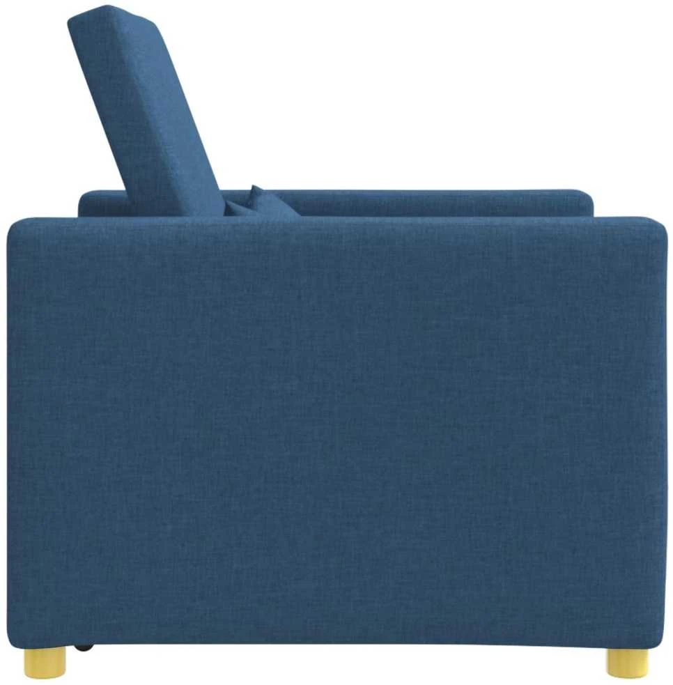 Ištraukiamas sofa-lova vienvietis Mėlyna 90 x 165 x 87 cm