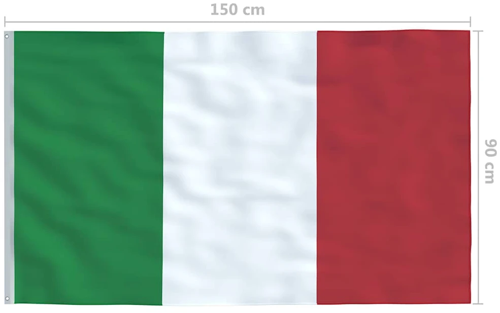 Italijos vėliava, 90x150cm