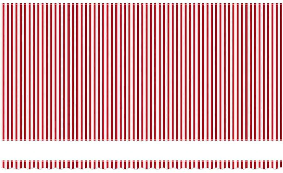 Ištraukiama markizė Raudona ir balta 600 × 300 cm