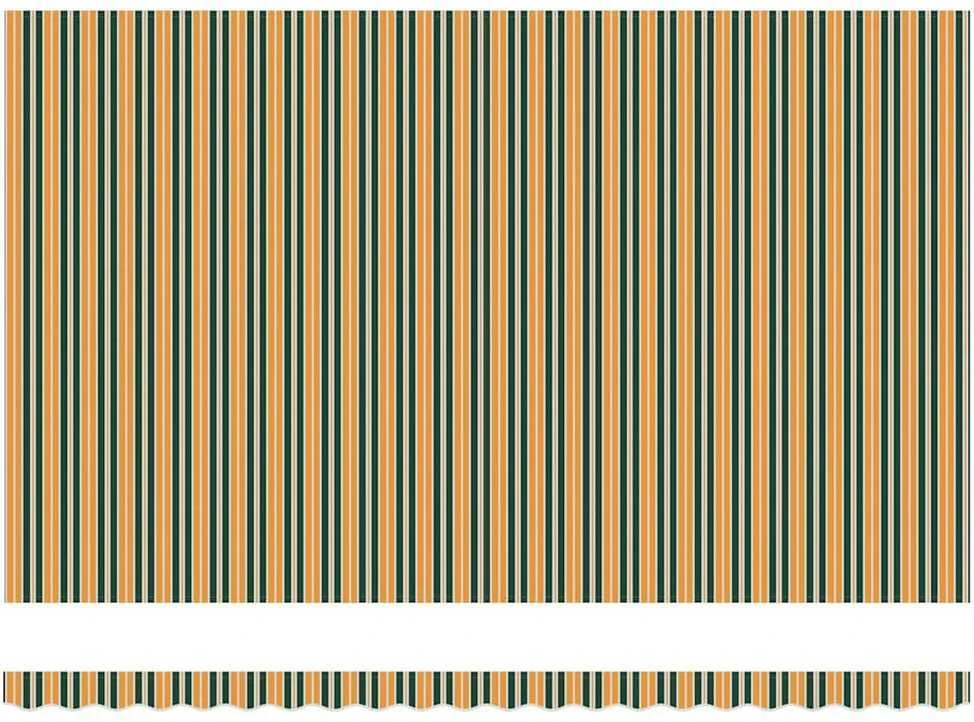 Ištraukiama markizė Žalia ir geltona 500 × 350 cm