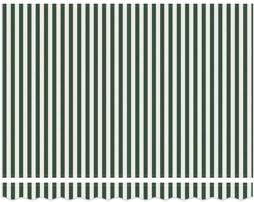 Ištraukiama markizė Žalia ir balta 350 x 250 cm