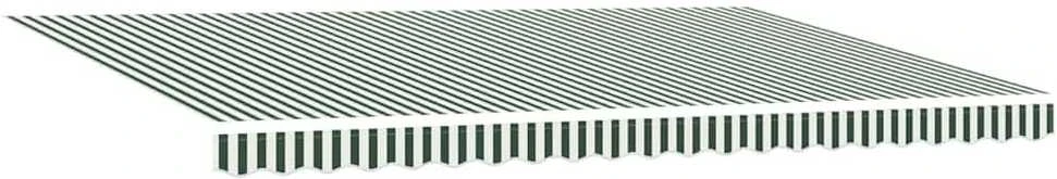 Ištraukiama markizė Žalia ir balta 500 × 300 cm