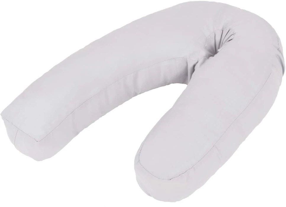 J-formos pagalvė nėščiosioms, 54x(36-43)cm, pilka