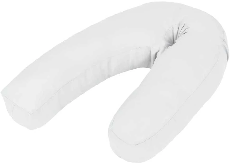 J-formos pagalvė nėščiosioms, 54x(36-43)cm, balta