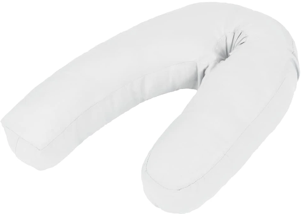 J-formos pagalvė nėščiosioms, 54x(36-43)cm, balta