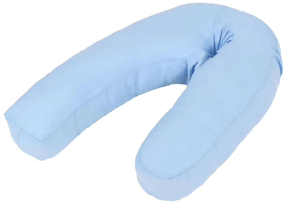 J-formos pagalvė nėščiosioms, 54x(36-43)cm, mėlyna