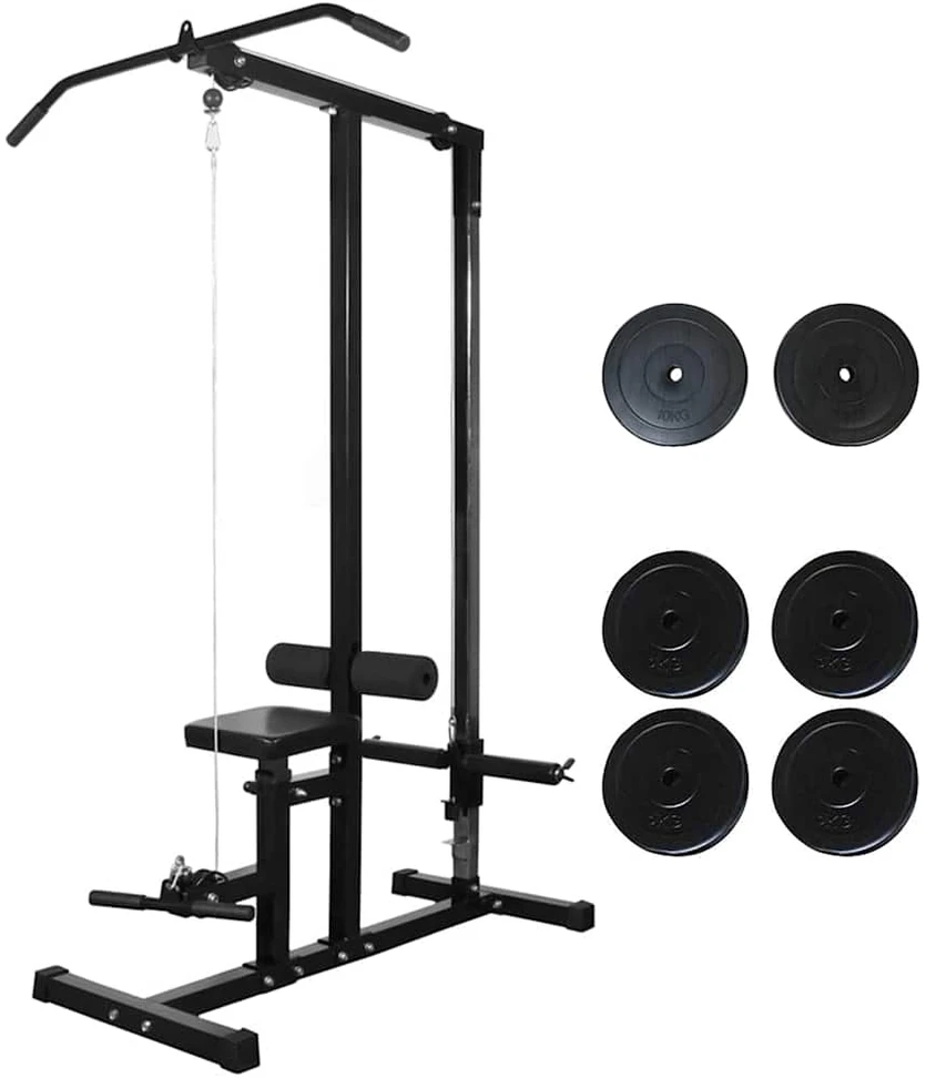 Jėgos treniruoklis su svoriais, 40 kg